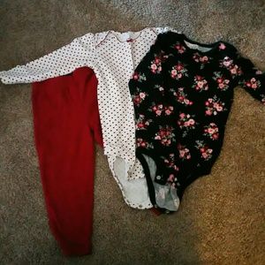3 piece girls toddler set
